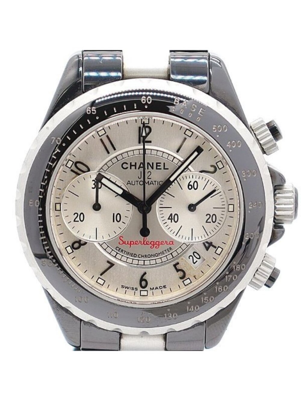 Chanel Automatic Date Chronograph Silver Dial Watch